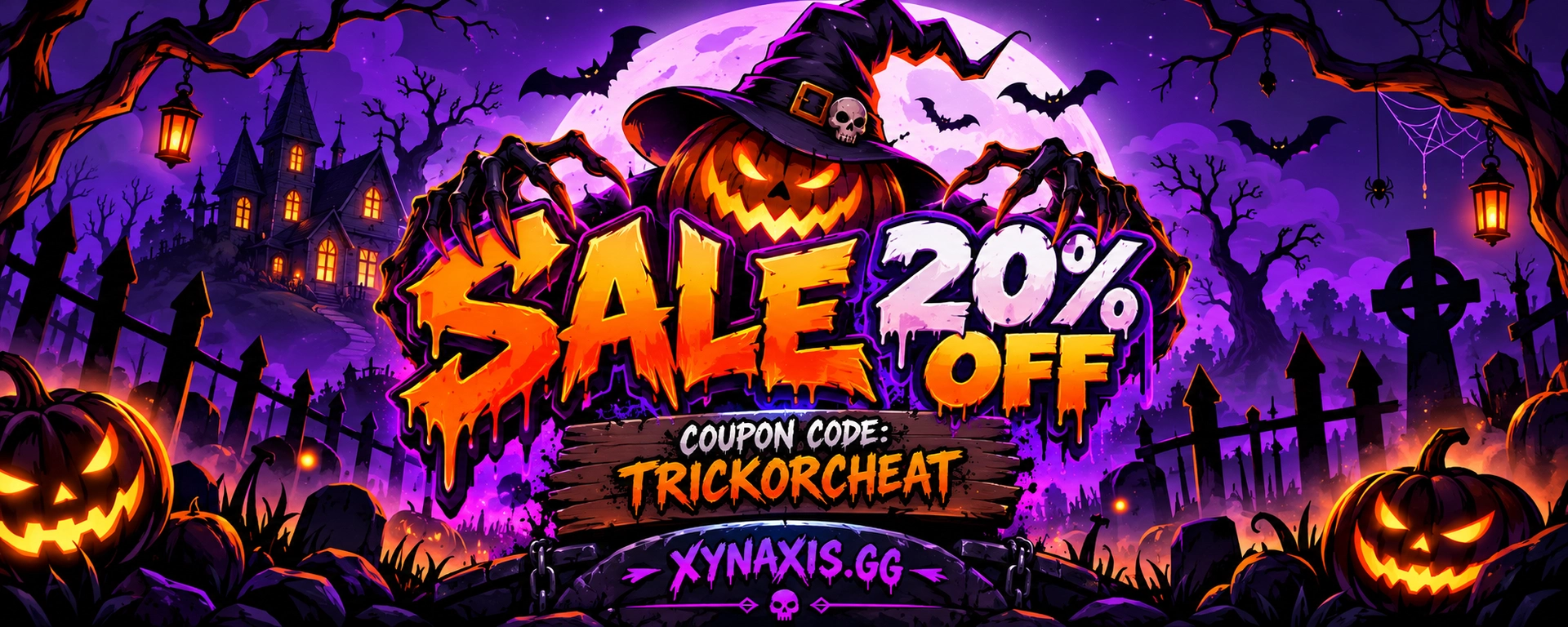 🎃 Halloween Sale — 20% OFF! 👻